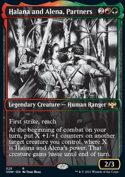 Halana and Alena, Partners⁣ - Innistrad: Crimson Vow: Extras⁣ (Rare)⁣ [325]