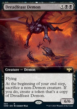 Dreadfeast Demon⁣ - Innistrad: Crimson Vow: Extras⁣ (Rare)⁣ [369]