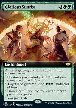 Glorious Sunrise⁣ - Innistrad: Crimson Vow: Extras⁣ (Rare)⁣ [388]