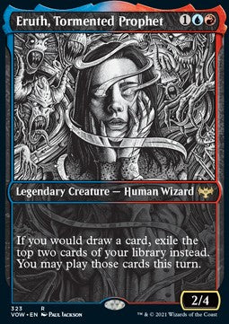 Eruth, Tormented Prophet (V.1)⁣ - Innistrad: Crimson Vow: Extras⁣ (Rare)⁣ [323]