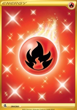 Fire Energy⁣ - Fusion Strike⁣ (Secret Rare)⁣ [284]