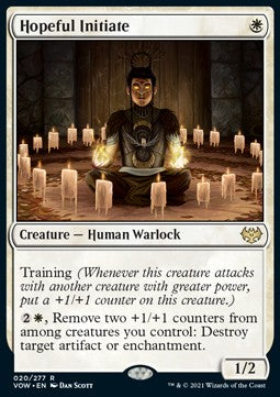 Hopeful Initiate⁣ - Innistrad: Crimson Vow⁣ (Rare)⁣ [20]