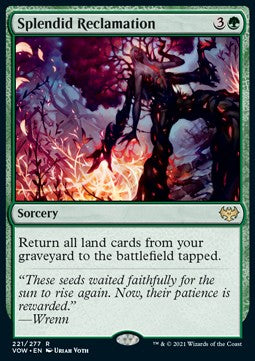 Splendid Reclamation⁣ - Innistrad: Crimson Vow⁣ (Rare)⁣ [221]