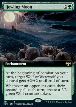 Howling Moon⁣ - Innistrad: Crimson Vow: Extras⁣ (Rare)⁣ [391]