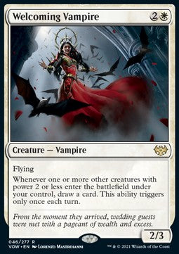 Welcoming Vampire⁣ - Innistrad: Crimson Vow⁣ (Rare)⁣ [46]