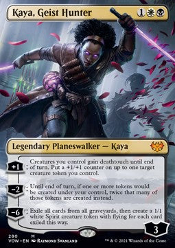 Kaya, Geist Hunter⁣ - Innistrad: Crimson Vow: Extras⁣ (Mythic)⁣ [280]