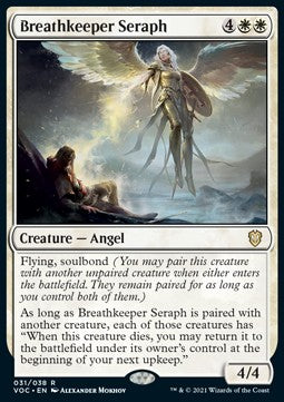 Breathkeeper Seraph (V.1)⁣ - Commander: Innistrad: Crimson Vow⁣ (Rare)⁣ [31]