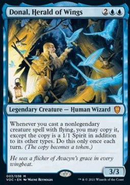 Donal, Herald of Wings (V.1)⁣ - Commander: Innistrad: Crimson Vow⁣ (Mythic)⁣ [3]