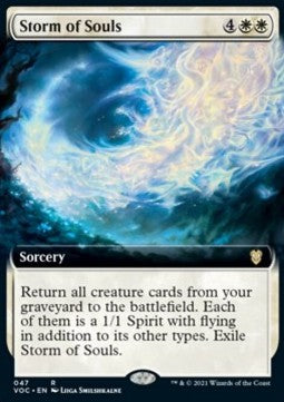 Storm of Souls (V.2)⁣ - Commander: Innistrad: Crimson Vow⁣ (Rare)⁣ [47]