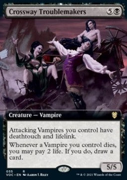 Crossway Troublemakers (V.2)⁣ - Commander: Innistrad: Crimson Vow⁣ (Rare)⁣ [55]