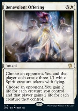 Benevolent Offering - Commander: Innistrad: Crimson Vow (Rare) [VOC-78]