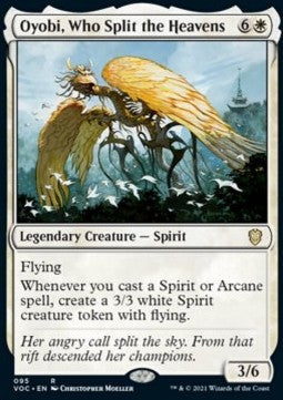 Oyobi, Who Split the Heavens⁣ - Commander: Innistrad: Crimson Vow⁣ (Rare)⁣ [95]