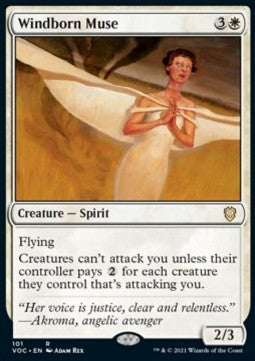 Windborn Muse⁣ - Commander: Innistrad: Crimson Vow⁣ (Rare)⁣ [101]