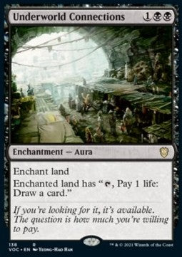 Underworld Connections⁣ - Commander: Innistrad: Crimson Vow⁣ (Rare)⁣ [138]