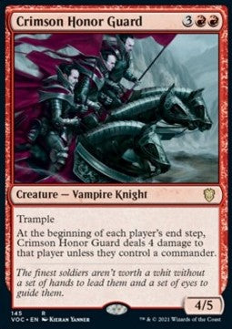 Crimson Honor Guard⁣ - Commander: Innistrad: Crimson Vow⁣ (Rare)⁣ [145]