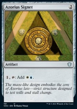 Azorius Signet⁣ - Commander: Innistrad: Crimson Vow⁣ (Uncommon)⁣ [161]