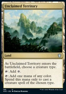 Unclaimed Territory⁣ - Commander: Innistrad: Crimson Vow⁣ (Uncommon)⁣ [188]