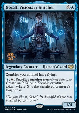 Geralf, Visionary Stitcher (V.1)⁣ - Innistrad: Crimson Vow: Promos⁣ (Rare)⁣ [61]