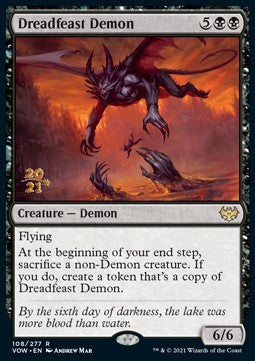 Dreadfeast Demon⁣ - Innistrad: Crimson Vow: Promos⁣ (Rare)⁣ [108]