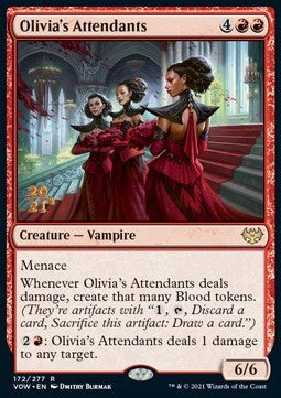 Olivia's Attendants (V.1)⁣ - Innistrad: Crimson Vow: Promos⁣ (Rare)⁣ [172]