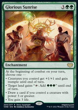 Glorious Sunrise (V.1)⁣ - Innistrad: Crimson Vow: Promos⁣ (Rare)⁣ [200]