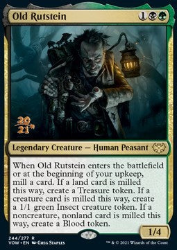 Old Rutstein (V.1)⁣ - Innistrad: Crimson Vow: Promos⁣ (Rare)⁣ [244]