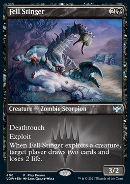 Fell Stinger⁣ - Innistrad: Crimson Vow: Promos⁣ (Uncommon)⁣ [406]