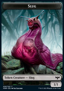 Slug Token (Black 1/1)⁣ - Innistrad: Crimson Vow: Extras⁣ (Token)⁣ [T06]
