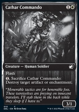 Cathar Commando⁣ - Innistrad: Double Feature⁣ (Common)⁣ [10]