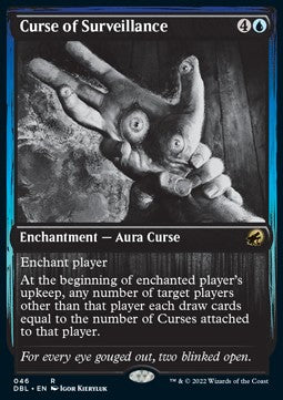 Curse of Surveillance⁣ - Innistrad: Double Feature⁣ (Rare)⁣ [46]