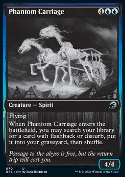 Phantom Carriage⁣ - Innistrad: Double Feature⁣ (Uncommon)⁣ [70]
