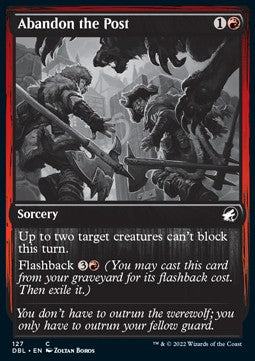 Abandon the Post⁣ - Innistrad: Double Feature⁣ (Common)⁣ [127]