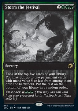 Storm the Festival⁣ - Innistrad: Double Feature⁣ (Rare)⁣ [200]