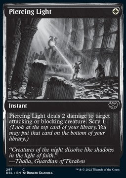 Piercing Light⁣ - Innistrad: Double Feature⁣ (Common)⁣ [297]