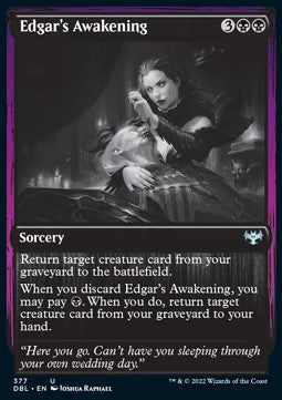Edgar's Awakening⁣ - Innistrad: Double Feature⁣ (Uncommon)⁣ [377]