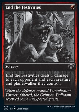 End the Festivities - Innistrad: Double Feature (Common) [DBL-422]