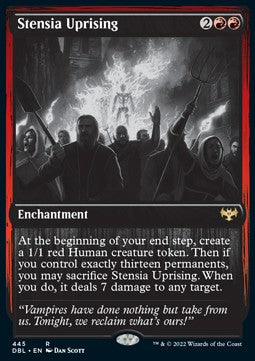 Stensia Uprising⁣ - Innistrad: Double Feature⁣ (Rare)⁣ [445]