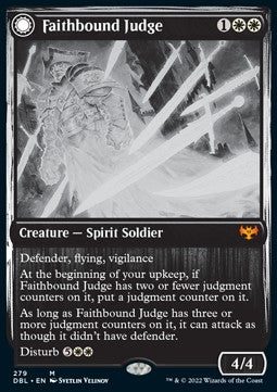 Faithbound Judge // Sinner's Judgment⁣ - Innistrad: Double Feature⁣ (Mythic)⁣ [279]