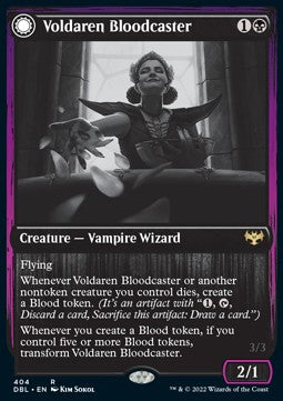 Voldaren Bloodcaster // Bloodbat Summoner⁣ - Innistrad: Double Feature⁣ (Rare)⁣ [404]