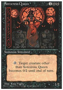 Sorceress Queen⁣ - Fourth Edition⁣ (Rare)