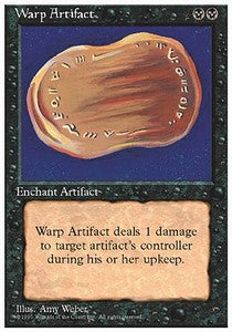 Warp Artifact⁣ - Fourth Edition⁣ (Rare)