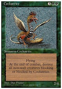 Cockatrice⁣ - Fourth Edition⁣ (Rare)