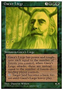 Gaea's Liege⁣ - Fourth Edition⁣ (Rare)