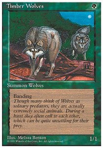 Timber Wolves⁣ - Fourth Edition⁣ (Rare)
