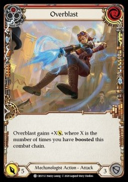 Overblast (Red) (Rainbow Foil)⁣ - Crucible of War - First⁣ (Common)⁣ [CRU112]