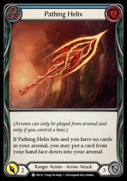 Pathing Helix (Blue) (Rainbow Foil)⁣ - Crucible of War - First⁣ (Common)⁣ [CRU131]