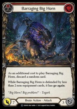 Barraging Big Horn (Red) (Normal)⁣ - Crucible of War - Unlimited⁣ (Rare)⁣ [CRU010]