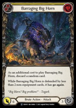 Barraging Big Horn (Yellow) (Normal)⁣ - Crucible of War - Unlimited⁣ (Rare)⁣ [CRU011]