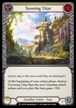 Towering Titan (Yellow) (Normal)⁣ - Crucible of War - Unlimited⁣ (Rare)⁣ [CRU030]