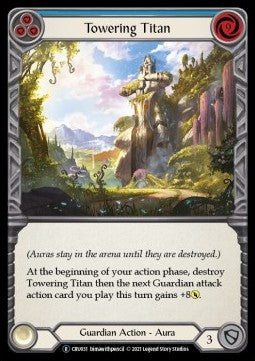 Towering Titan (Blue) (Normal)⁣ - Crucible of War - Unlimited⁣ (Rare)⁣ [CRU031]